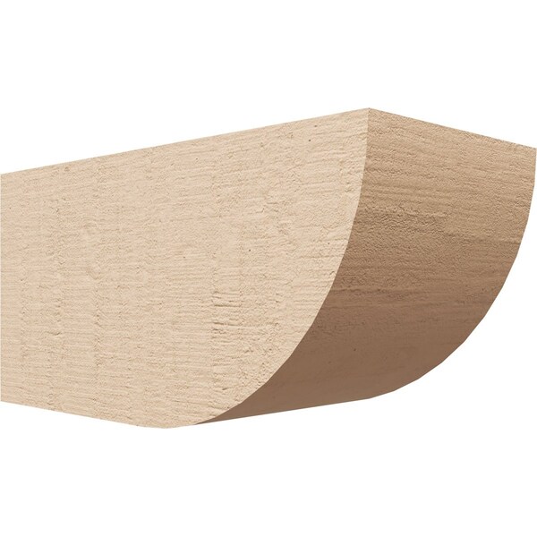 Ekena Millwork 6in. W x 6in. H x 12in. L Durham Woodgrain TimberThane Rafter Tail, Primed Tan RFTUR06X06X12DURRCPR - main